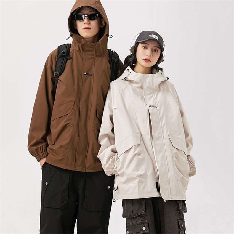 2024春季新款现货户外连帽夹克男 冲锋衣外套JK813 -P80图片