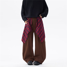 2025夏季新款宽松直筒阔腿运动裤男薄款针织料透气多口袋休闲裤男，女装休闲裤，星座1210-1