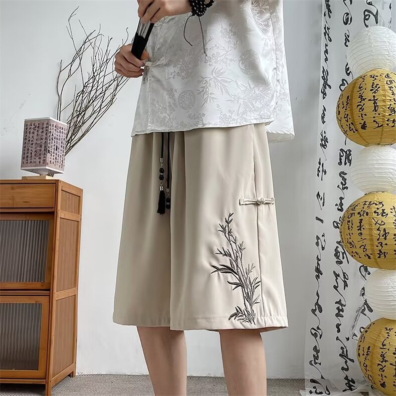 男新款青少年时尚休闲刺绣短裤DW20P36,男装牛仔裤,星座1116-2
