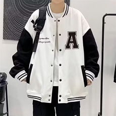 1506-1/JJ201/P40春秋痞帅外套男ins高街潮牌港韩版潮流宽松夹克，男装夹克，星座1506-1