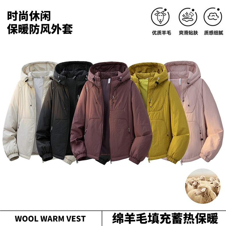 新款休闲连帽棉衣，男装棉衣，星座1106-2（原1111B）