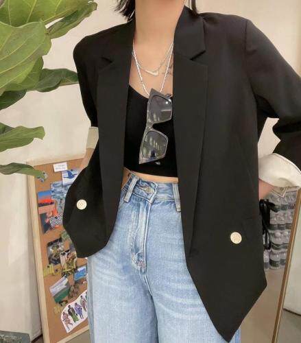 早夏新款薄款七分袖西装，女装西装，1+9