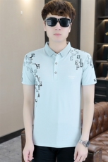 男士短袖T恤保罗polo衫2023夏季新款中年休闲男装半袖翻领体恤衫，男装T恤，电商B212（原钱塘6029）