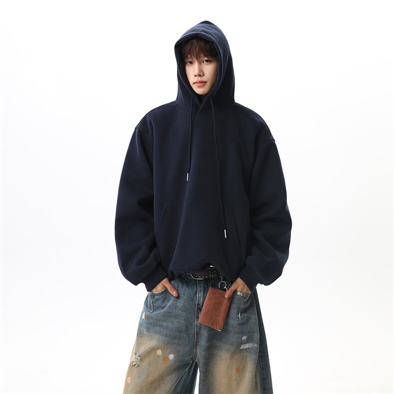 M42717-尺码M-2XL-P88-X138-无影墙-重磅套里卫衣，男装卫衣，电商A408