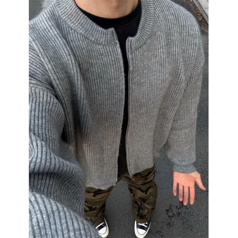 【有货】M5653HH-特P55cleanfit拉链开衫毛衣外套男款针织衫,男装针织衫/毛衣,星座1007（原301D）
