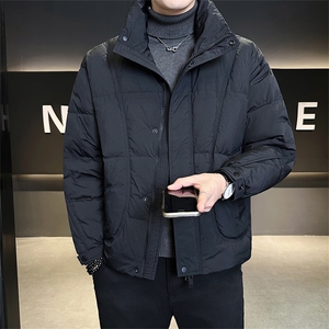 标50绒 店主风男士冬季休闲立领羽绒服宽松保暖外套 909-P215图片