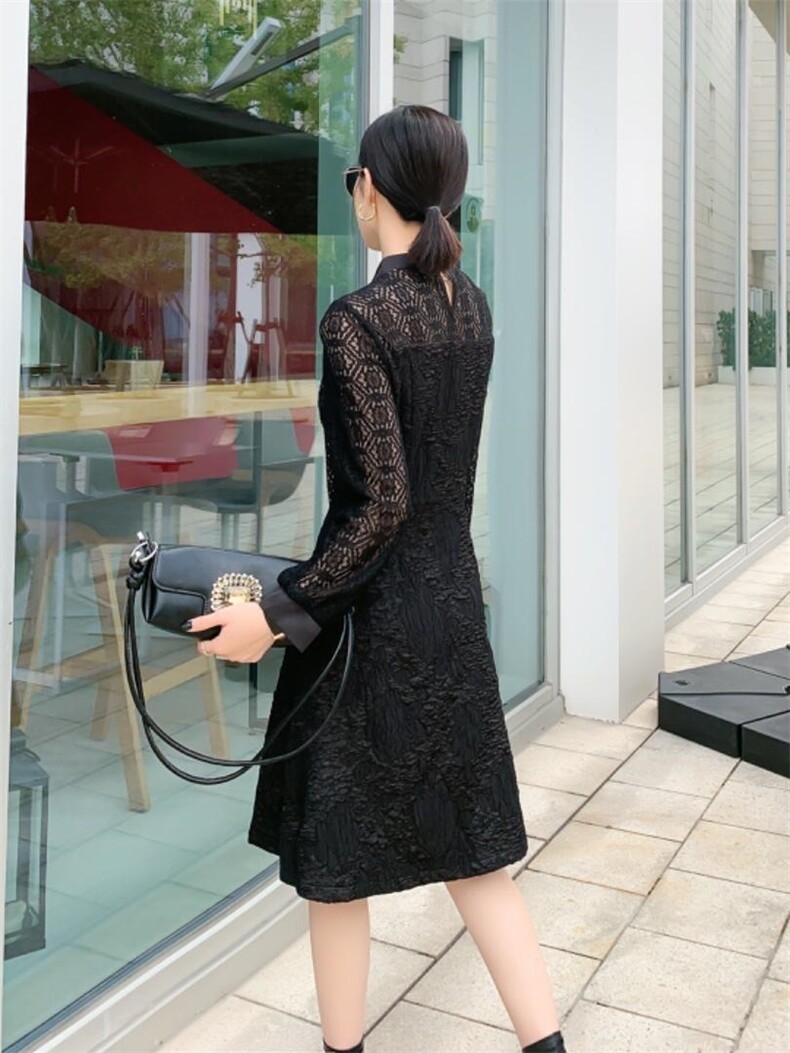 秋装新款连衣裙，女装连衣裙，艾伊贝雪