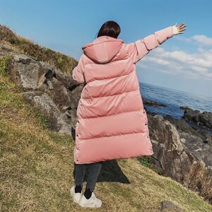 棉衣/棉服连帽拉链2020年冬季长袖中长款时尚常规保暖舒适图片