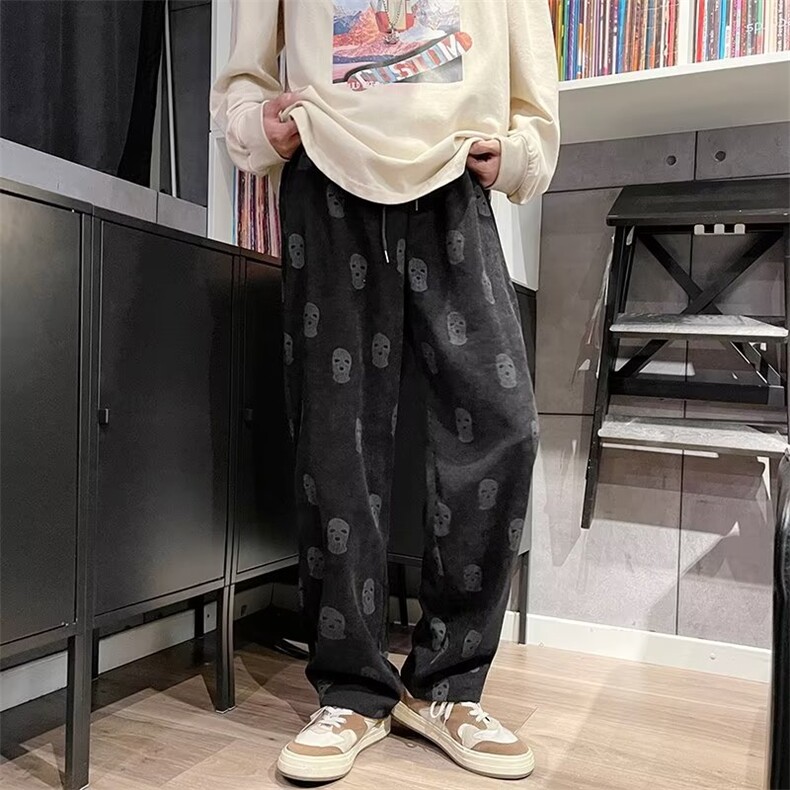 男秋季新款港风华夫格休闲裤EK43P28,男装休闲裤,星座1116-2