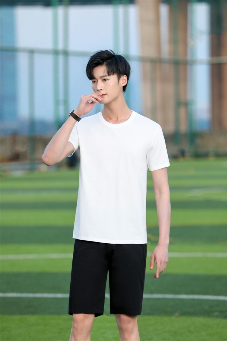 2025年夏季薄款丝光棉圆领短袖男女同款,女装T恤,衫都服饰