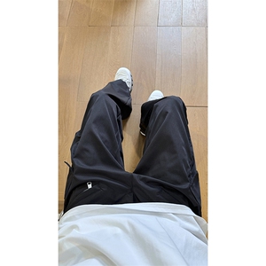 现货 美式设计感小众工装裤高街休闲拉链直筒裤男K653-P55 控78图片