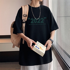 ！2023夏季男士华夫格短袖T恤潮流情侣半袖TXH211P25，男装T恤，电商B220
