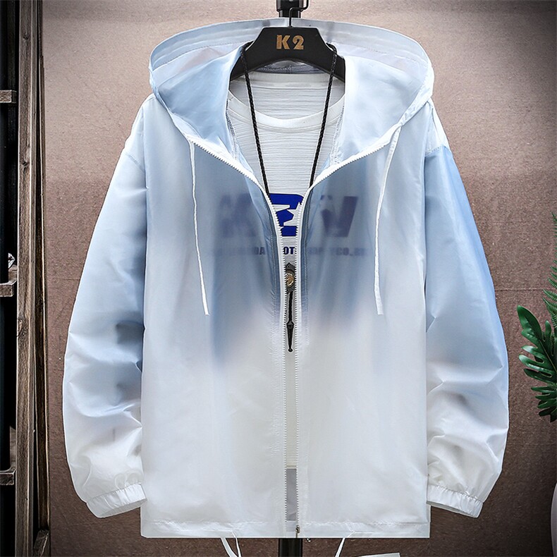 渐变冰丝防晒服夏季薄款户外防紫外线透气夏防晒衣服 A438-09-P40图片