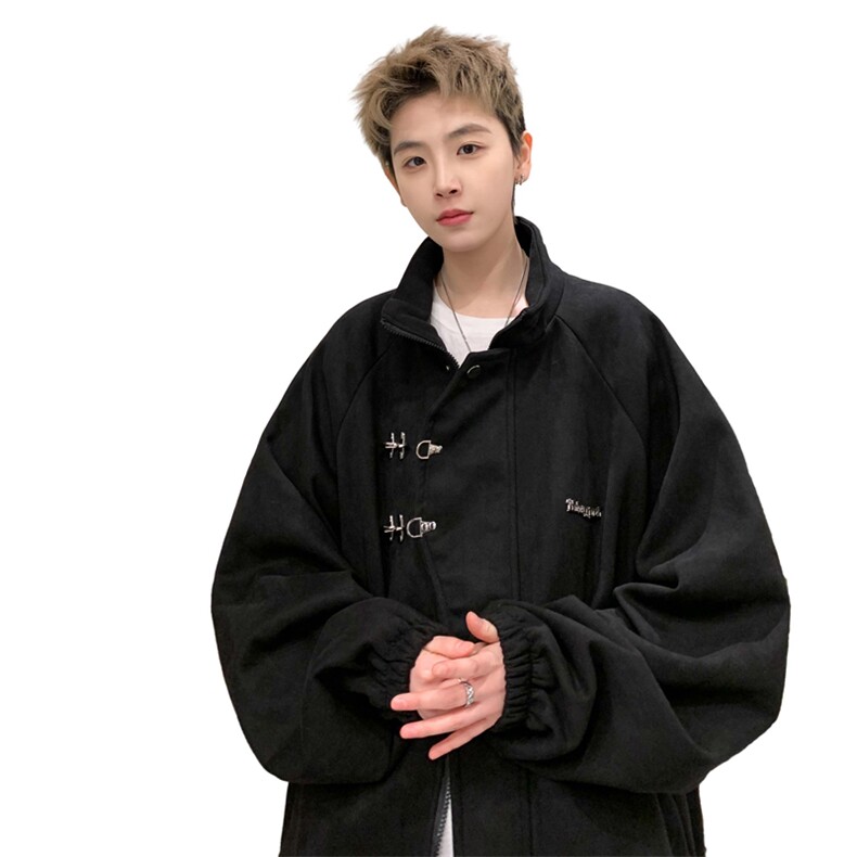 重磅！麂皮绒复合夹克飞机扣外套CP43-特P60控价：108,男装夹克,电商B371