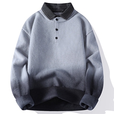 潮流秋冬宽松青年时尚针织外套复古毛衣男士WZ3045-P82，男装针织衫/毛衣，星座1105-3