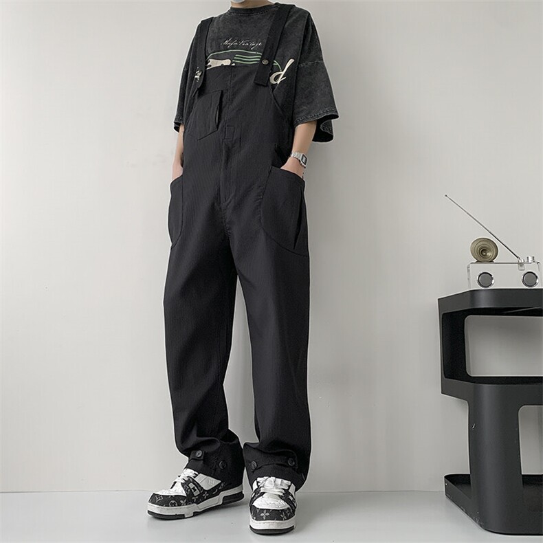217-2-K2488-P85情侣装连体衣背带裤男女工装休闲裤~现货,男装工装外套,星座217-2