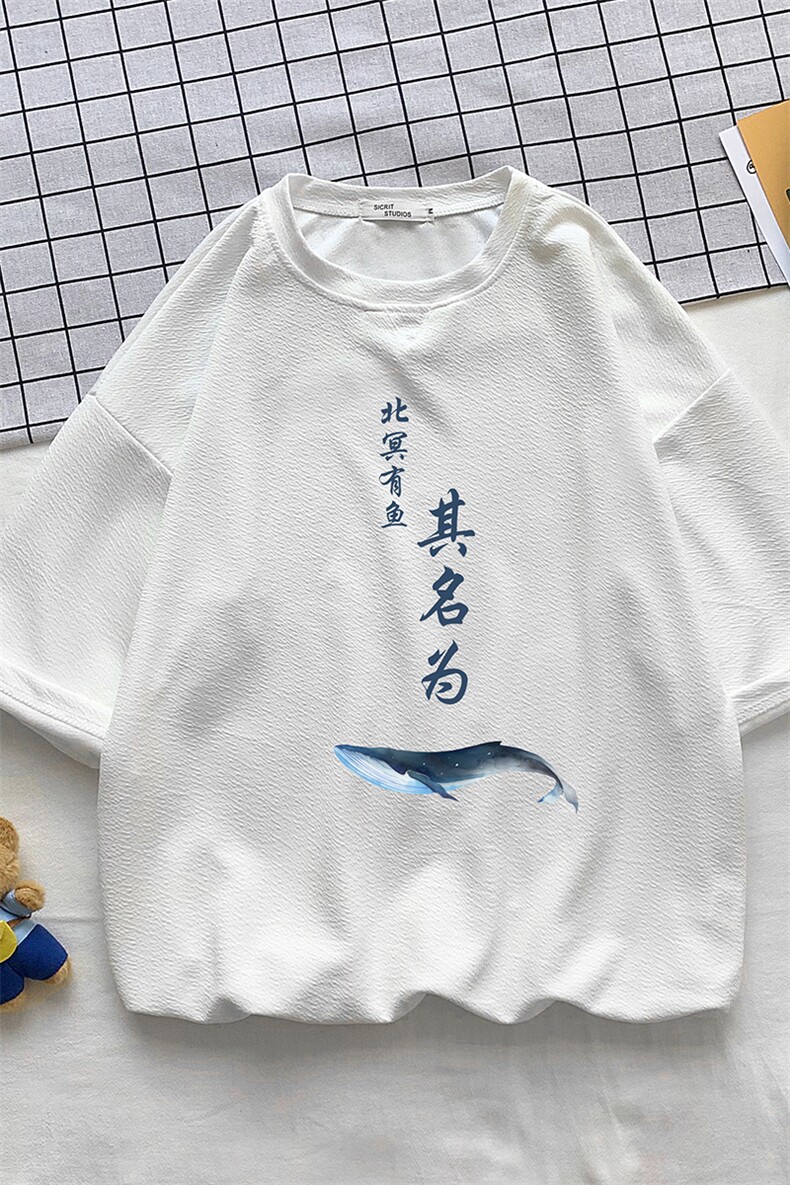 Q11261-P30春夏季七分袖t恤男大码五分袖男短袖中袖小清新,男装T恤,电商A040