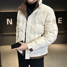 冬季跑量新款拼色立领舒适时尚休闲帅气羽绒服，男装羽绒服，电商A225