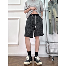 A178男女同款冰丝速干短裤休闲夏季外穿宽松休闲裤DK160-P28，男装牛仔裤，电商A178