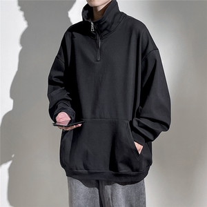 360克重磅冲锋衣内胆POLO衫大码M-5XL高领卫衣男WY77077P65控88图片