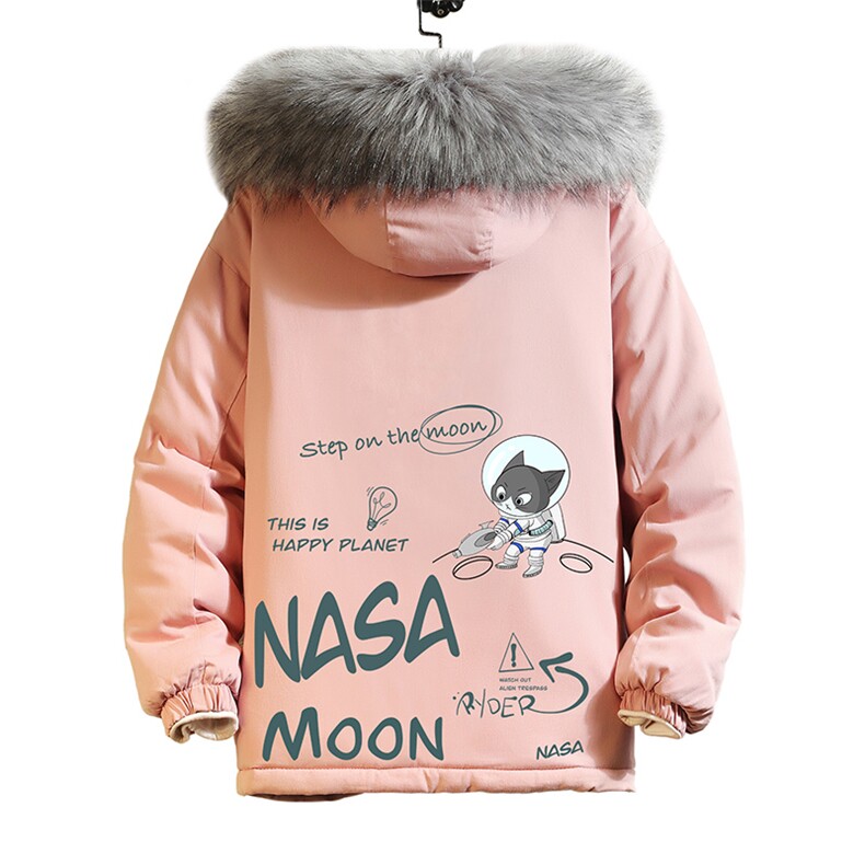 MM48187-P130冬季大毛领衣男士大码加厚袄男服砖墙,男装棉衣,电商A040A