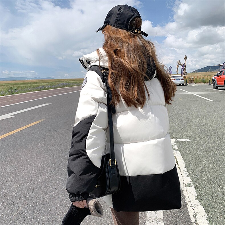 A234-P1052025冬季派客服棉服棉衣外套户外拼色港风字母男女,男装棉衣,星座911