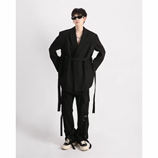韩版收腰设计感小众高级感腰带休闲韩小西服FY70-P68，男装西服，星座1109-3