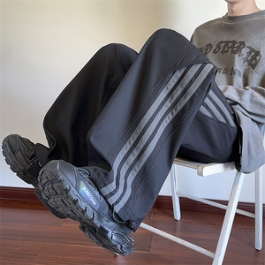 ！ 815A-MK98502-P42特 美式条纹工装裤休闲裤直筒运动裤男图片