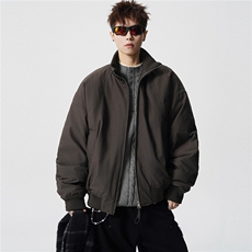 M-3XLB3539937P205灰半高领2025羽绒服【标50控活动价328】，男装羽绒服，电商B353
