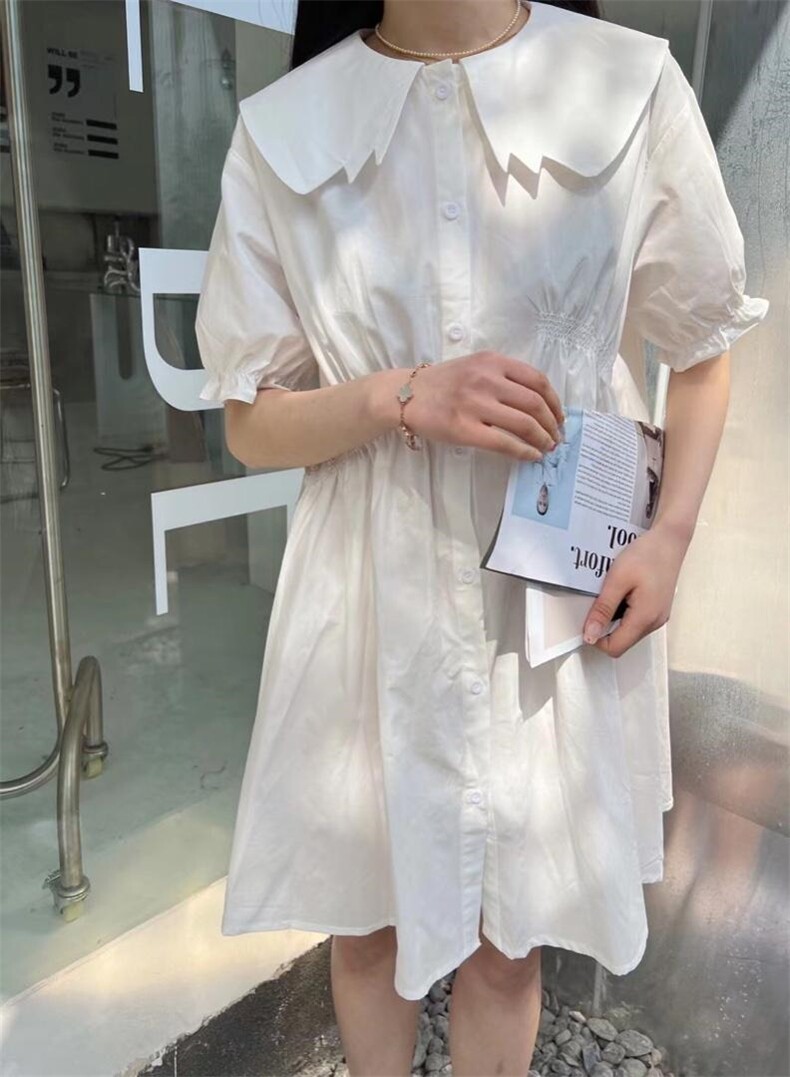 现货特别领子连衣裙，女装连衣裙，MI MI(1F)