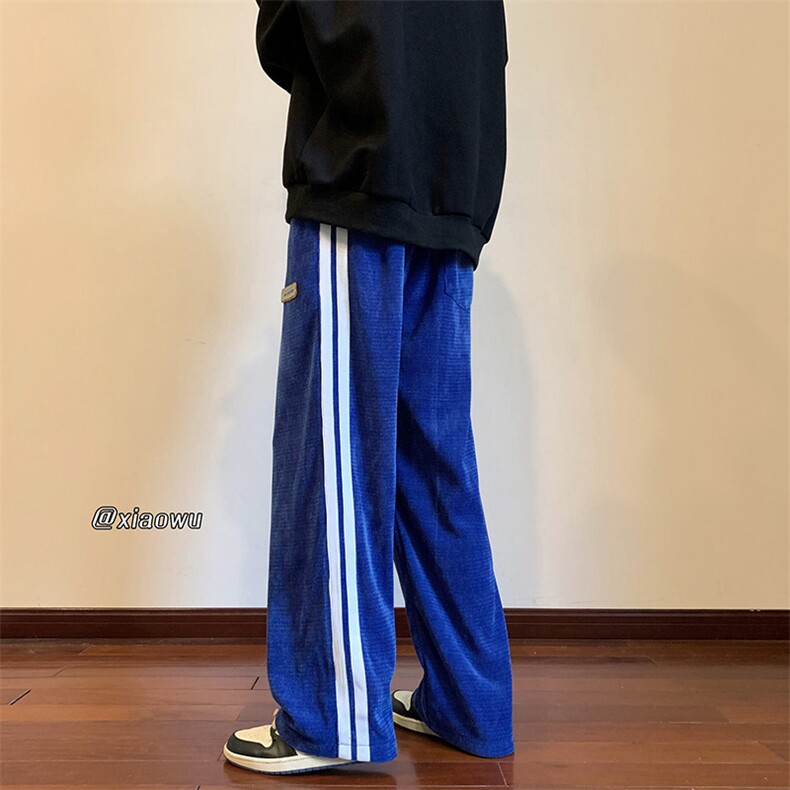 欧棉绒织带休闲裤直筒B342-K7011-P50控68,男装休闲裤,电商B342