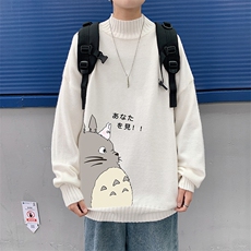M18150-P45加绒款-P65半高领毛衣男士大码针织衫男毛线衣男，男装针织衫/毛衣，电商A040