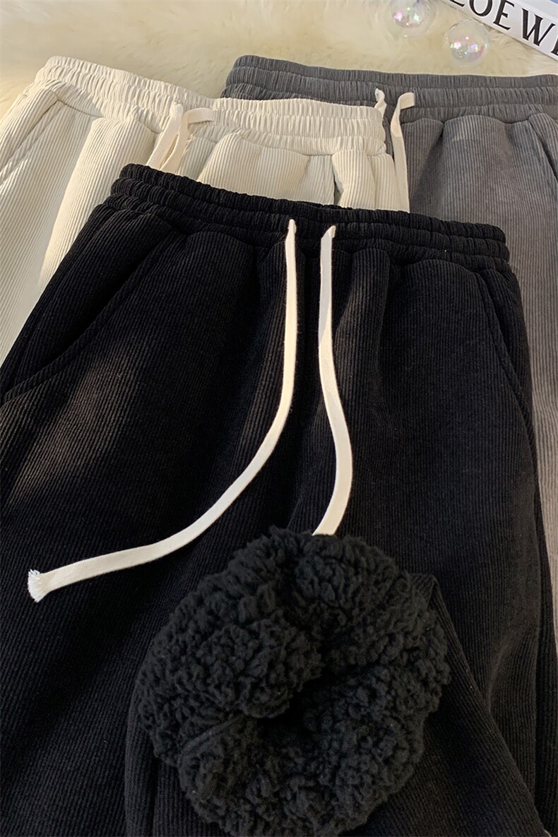 加绒休闲裤厚款保暖长裤KD618-P65控88,男装棉衣,电商D312-1