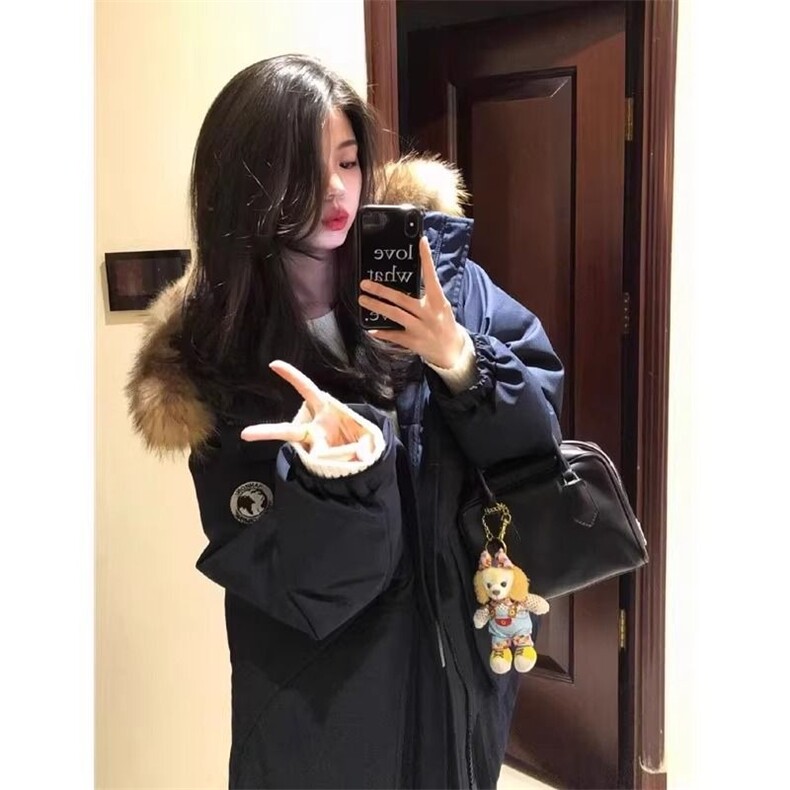 毛领加厚羽绒棉服女2025年冬新款韩版休闲宽松学生保暖外套,男装棉衣,星座506A