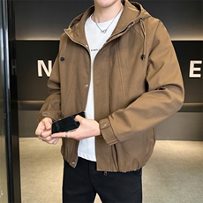 外套男春秋新款男士冲锋衣宽松休闲美式工装夹克JK02638-P73，男装夹克，星座308B-2