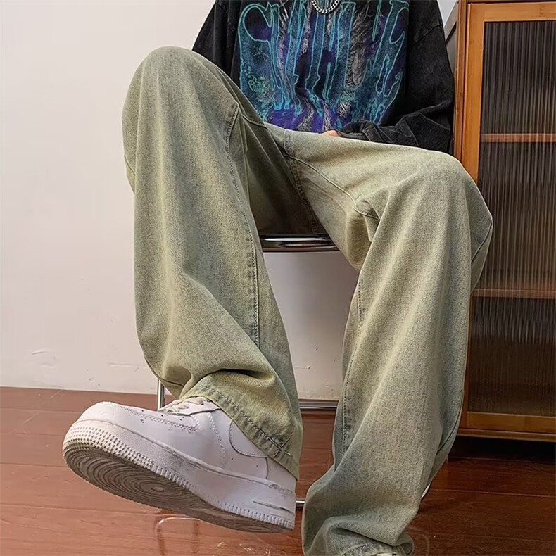 牛仔裤男秋季潮大码休闲裤子高街N1024P38,男装牛仔裤,星座1116-2