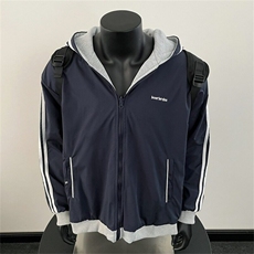 条纹连帽开衫卫衣外套男春季双面穿S695P68，男装卫衣，星座1116-2