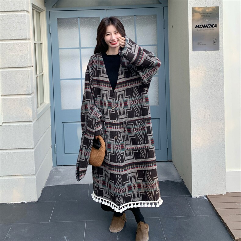 【大货】夹棉三件套大衣配帽子+围巾2C110-H9789-P235-K358,女装毛呢外套,2C110