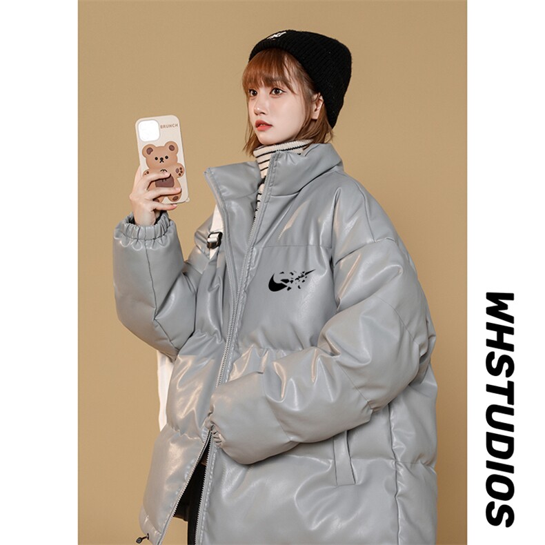 中性风3PU皮加厚棉衣情侣款棉袄棉服XZ102A-4-51785-P115,男装棉衣,星座211-2