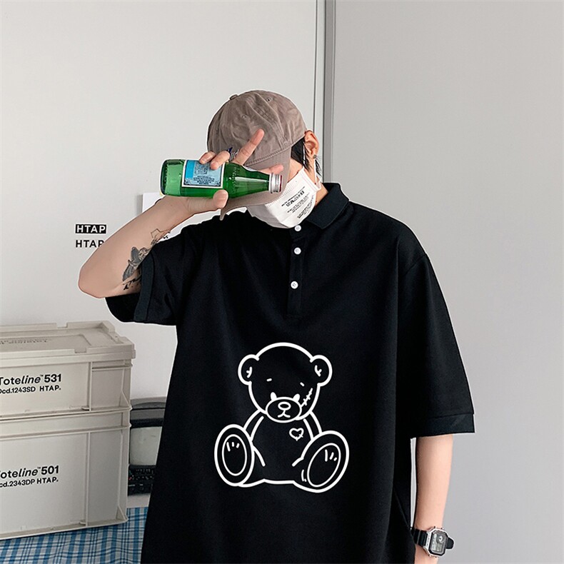 PL57174-P35翻领短袖polo衫男大码胖子半袖t恤男有领保罗衫模特,男装Polo衫,电商A040
