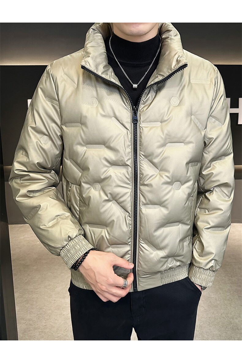 AK87810钱塘2020-3时尚休闲冬季厚款简约中年男士羽绒服P140,男装羽绒服,钱塘207-3