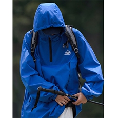 冬新防水半拉链滑雪服男中性风加绒内里大码保暖套头外套M79-P120，男装棉衣，电商A001-1
