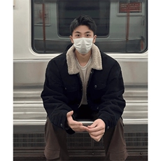 现货加绒牛仔棉服男冬季棉衣外套羊羔绒翻领夹克毛领MY1089-P110，男装夹克，星座1103-3