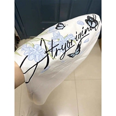 贴布刺绣不刺身纯棉短袖ZX0286-P35，男装T恤，星座313A(原308A-2)