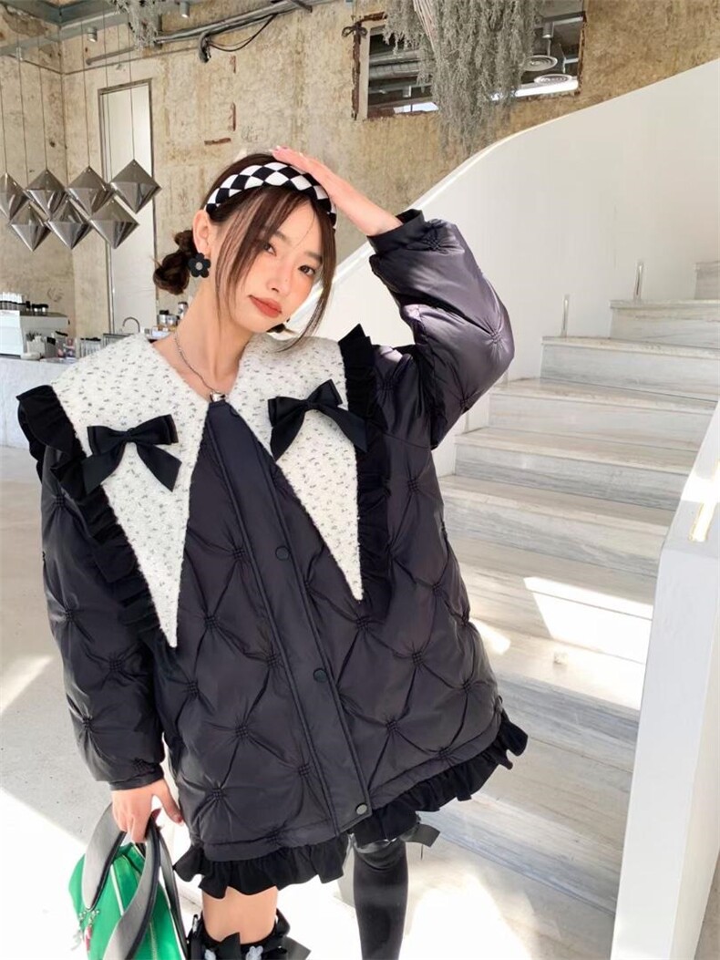 羽绒服，女装羽绒服，blue face