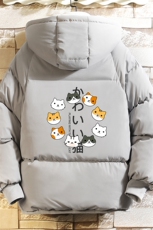 MY16215-P100加厚加绒连帽棉衣男大码棉服男面包服男砖墙挂拍，男装棉衣，电商A040A
