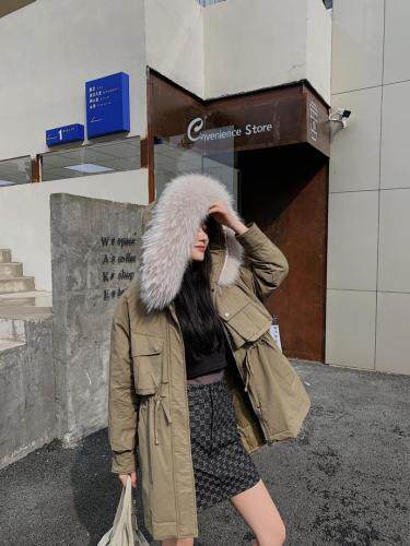 【冬季】新款羽绒服大口袋派克韩版羽绒服，女装羽绒服，E莎