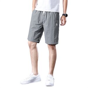 冰丝短裤男潮夏季休闲宽松男土5分裤马裤薄款中裤五分裤Z106-P30图片