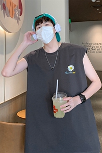 直播抖音得物品质纯棉250克无袖背心T恤T2546P25控39图片