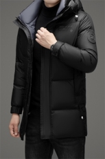 新款冬季羽绒服中长款羽绒服帅气时尚保暖休闲连帽高级外套男，男装羽绒服，钱塘6003（原4033）